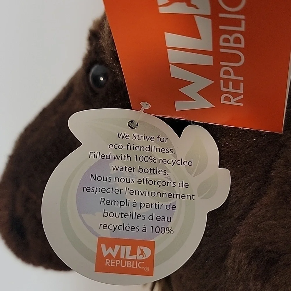 WILD Republic Moose Stuffed Animal Toy, 14